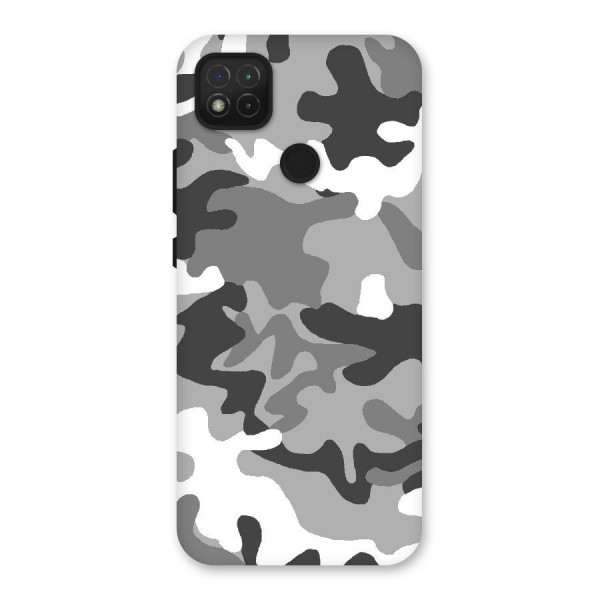 Grey Military Back Case for Redmi 9C