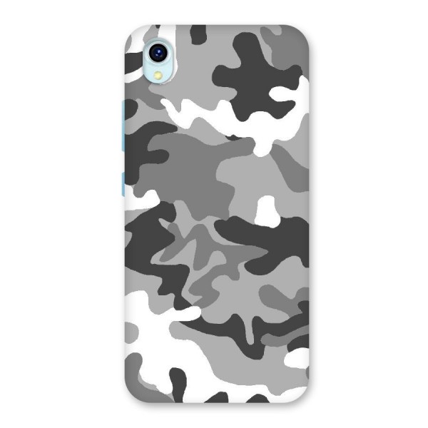 Grey Military Back Case for Vivo Y1s