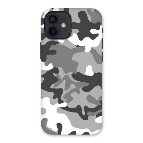 Grey Military Back Case for iPhone 12