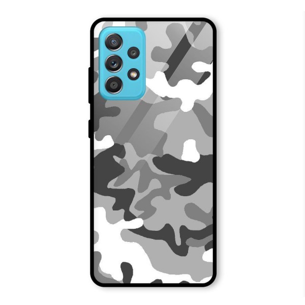 Grey Military Glass Back Case for Galaxy A52s 5G