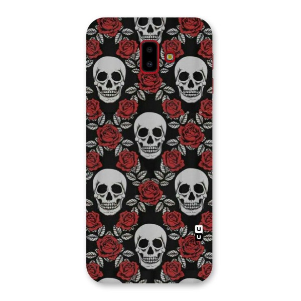 Grey Skulls Back Case for Galaxy J6 Plus