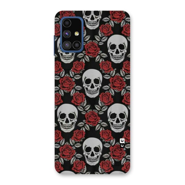 Grey Skulls Back Case for Galaxy M51