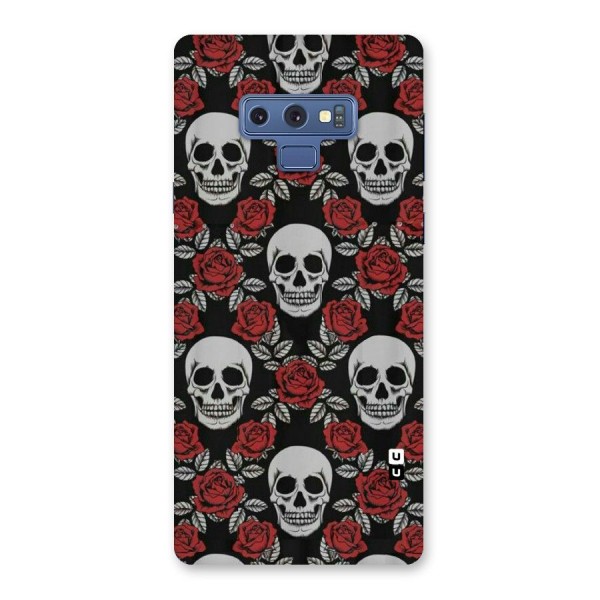 Grey Skulls Back Case for Galaxy Note 9