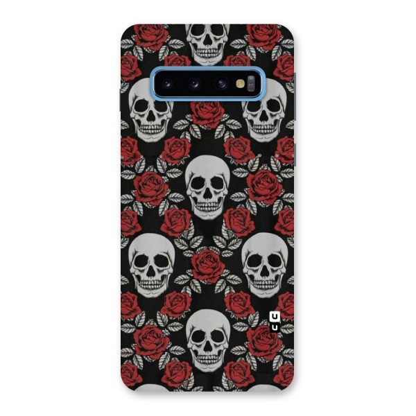 Grey Skulls Back Case for Galaxy S10