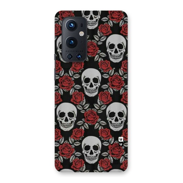 Grey Skulls Back Case for OnePlus 9 Pro