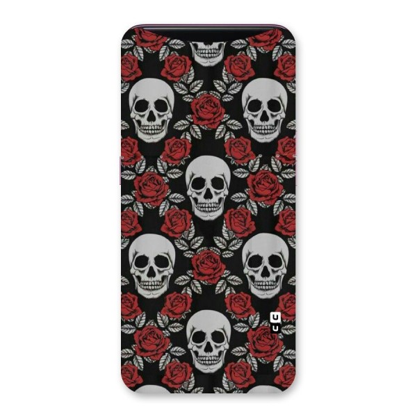 Grey Skulls Back Case for Oppo Find X