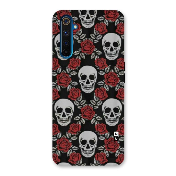 Grey Skulls Back Case for Realme 6 Pro