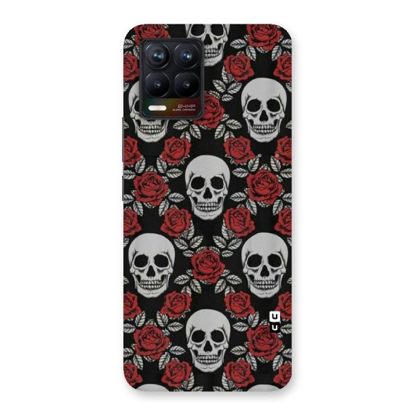 Grey Skulls Back Case for Realme 8