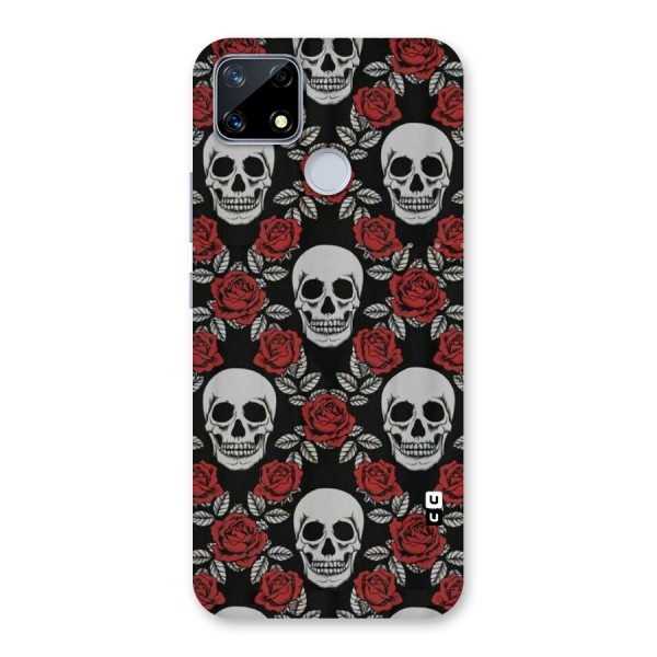 Grey Skulls Back Case for Realme Narzo 20