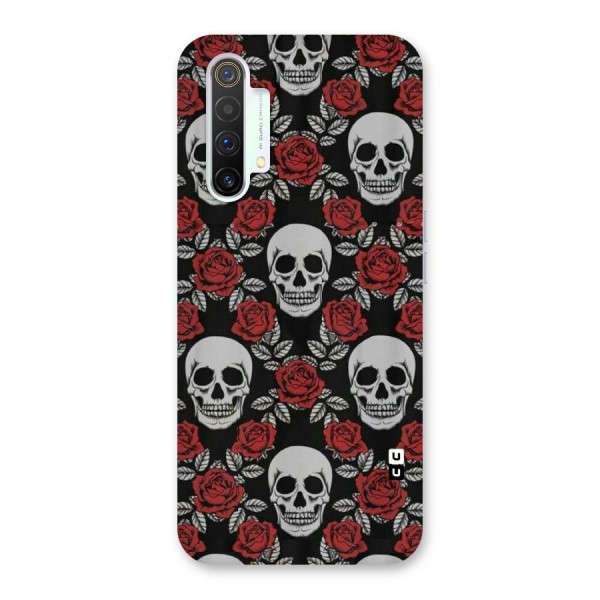 Grey Skulls Back Case for Realme X3 SuperZoom