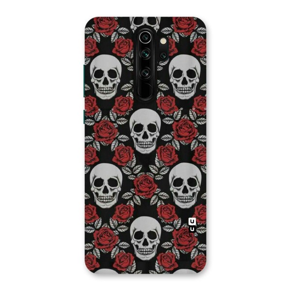 Grey Skulls Back Case for Redmi Note 8 Pro