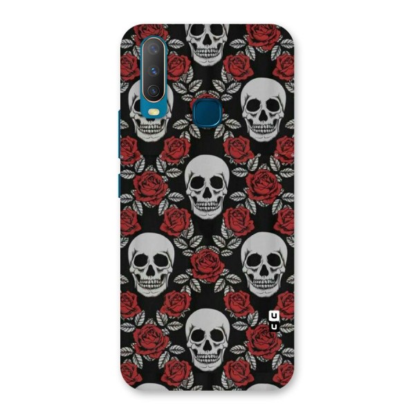 Grey Skulls Back Case for Vivo U10