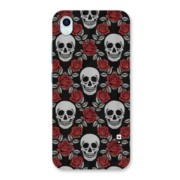 Grey Skulls Back Case for Vivo Y1s