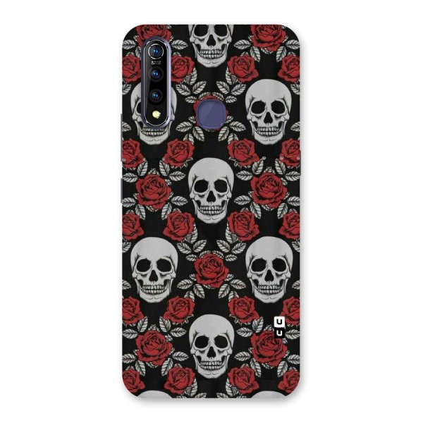 Grey Skulls Back Case for Vivo Z1 Pro