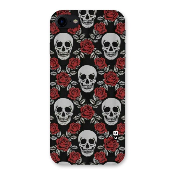 Grey Skulls Back Case for iPhone SE 2020