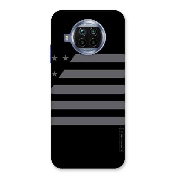 Grey Star Striped Pattern Back Case for Mi 10i