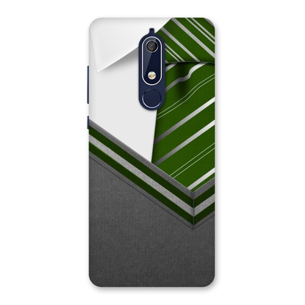 Grey Sweater Back Case for Nokia 5.1