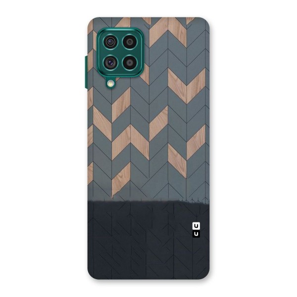 Greyish Wood Design Back Case for Galaxy F62