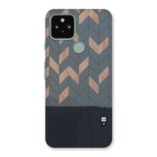 Greyish Wood Design Back Case for Google Pixel 5