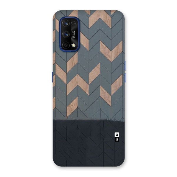 Greyish Wood Design Back Case for Realme 7 Pro