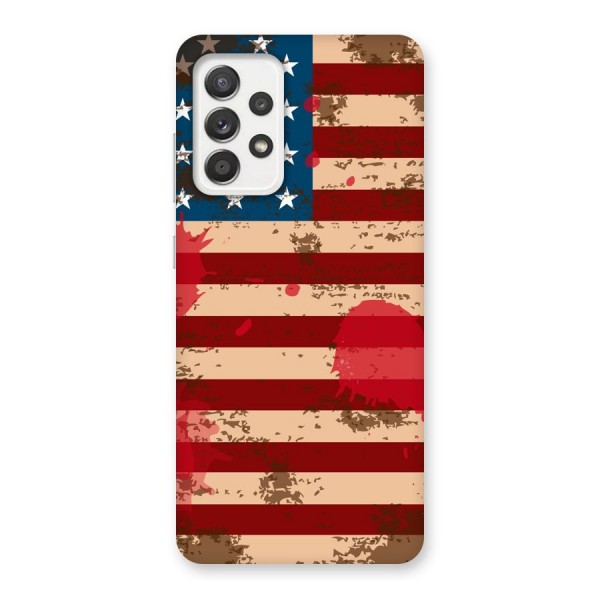 Grunge USA Flag Back Case for Galaxy A52