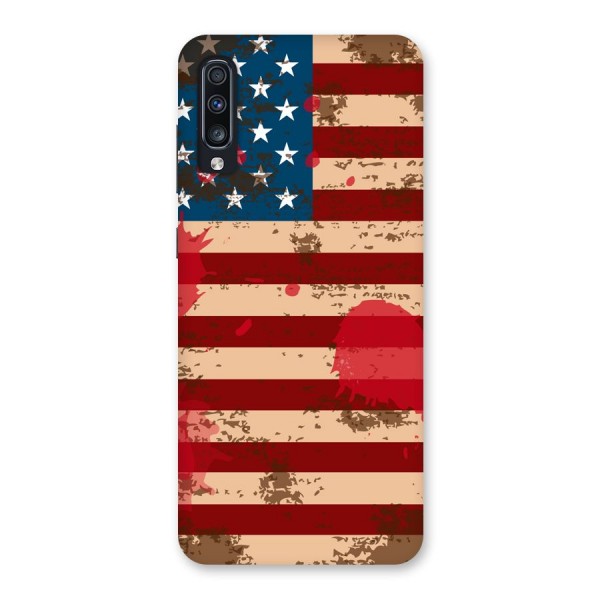 Grunge USA Flag Back Case for Galaxy A70