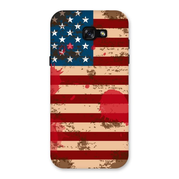 Grunge USA Flag Back Case for Galaxy A7 (2017)