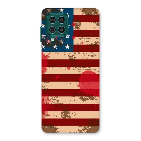 Grunge USA Flag Back Case for Galaxy F62