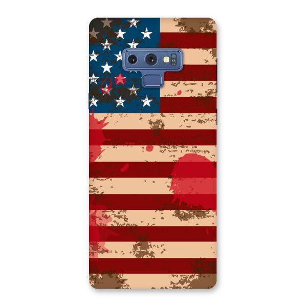 Grunge USA Flag Back Case for Galaxy Note 9