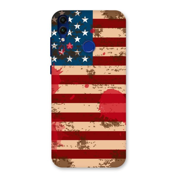 Grunge USA Flag Back Case for Honor 8C