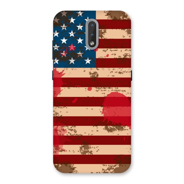 Grunge USA Flag Back Case for Nokia 2.3