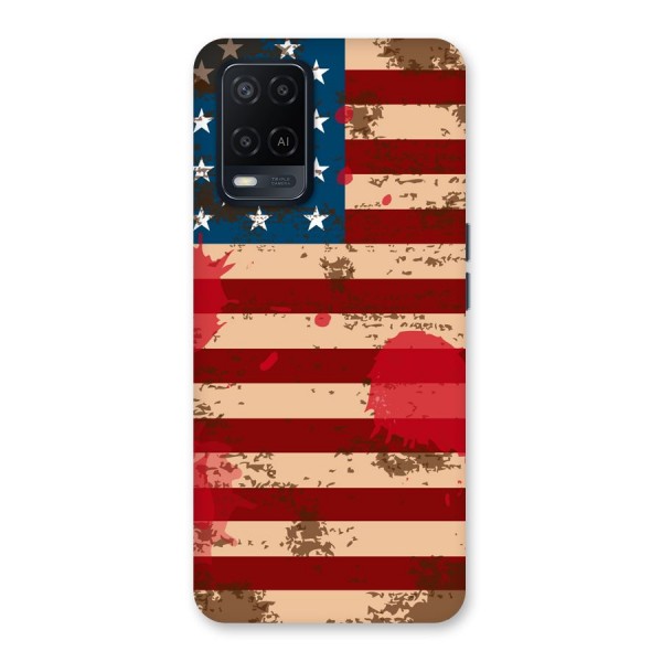 Grunge USA Flag Back Case for Oppo A54