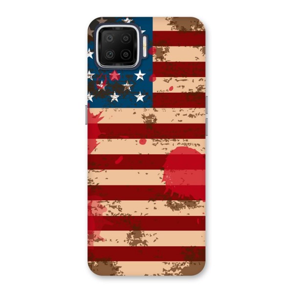 Grunge USA Flag Back Case for Oppo F17