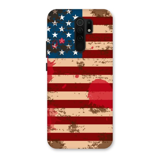 Grunge USA Flag Back Case for Poco M2