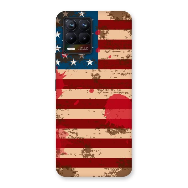 Grunge USA Flag Back Case for Realme 8