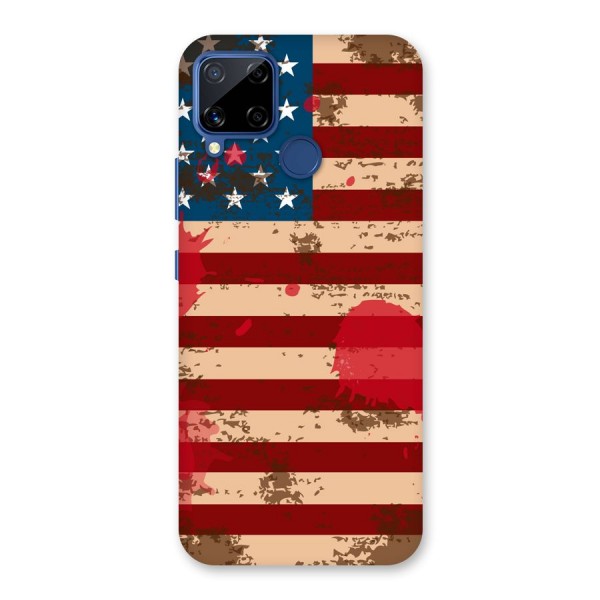 Grunge USA Flag Back Case for Realme C12