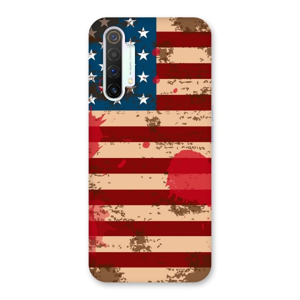 Grunge USA Flag Back Case for Realme X3 SuperZoom