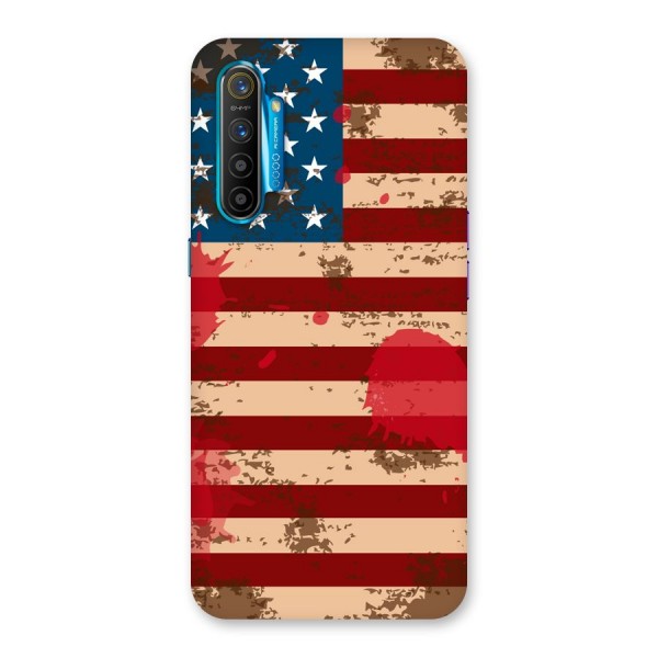 Grunge USA Flag Back Case for Realme XT