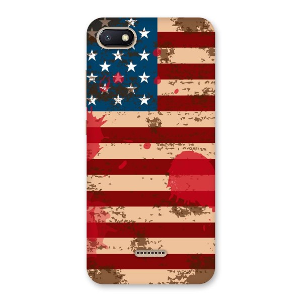 Grunge USA Flag Back Case for Redmi 6A