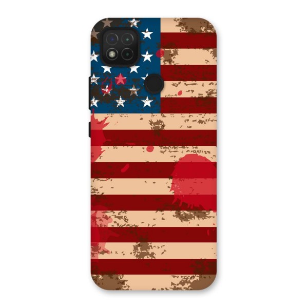 Grunge USA Flag Back Case for Redmi 9C