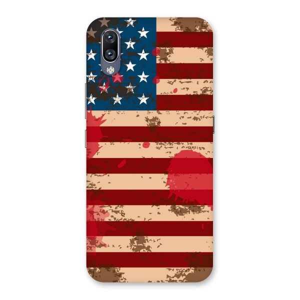 Grunge USA Flag Back Case for Vivo NEX