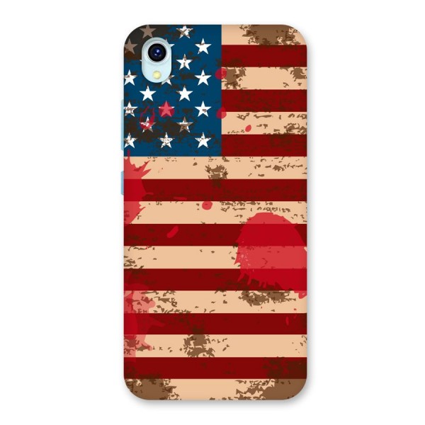 Grunge USA Flag Back Case for Vivo Y1s