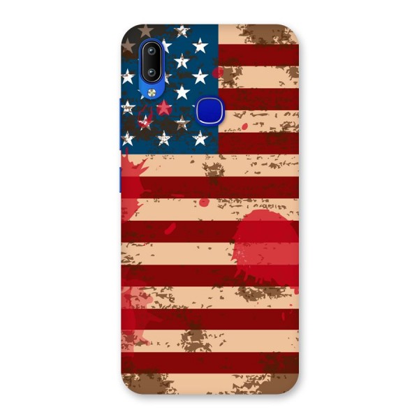 Grunge USA Flag Back Case for Vivo Y91