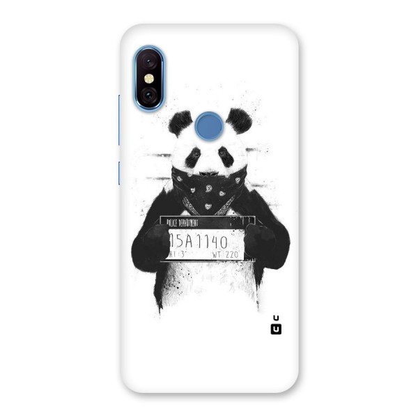 Guilty Panda Back Case for Redmi Note 6 Pro