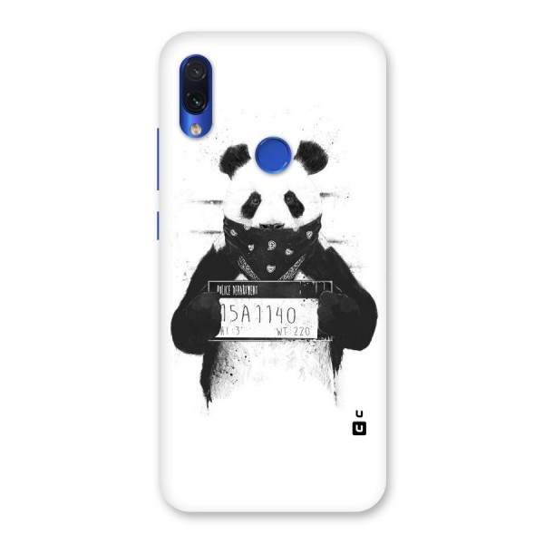 Guilty Panda Back Case for Redmi Note 7