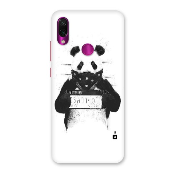 Guilty Panda Back Case for Redmi Note 7 Pro