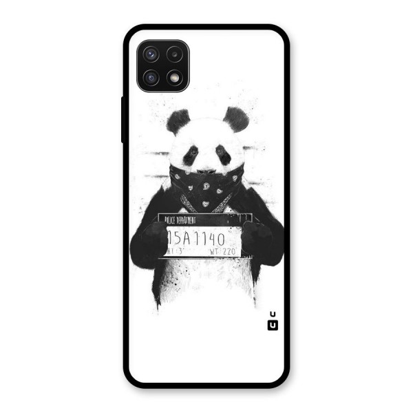 Guilty Panda Glass Back Case for Galaxy A22 5G