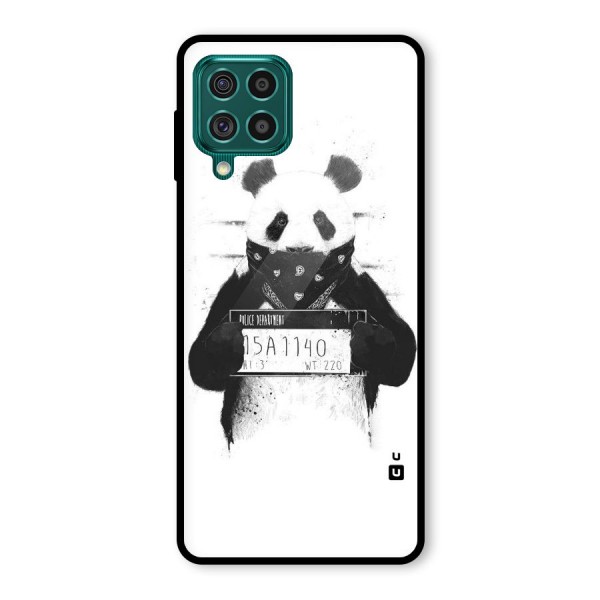 Guilty Panda Glass Back Case for Galaxy F62