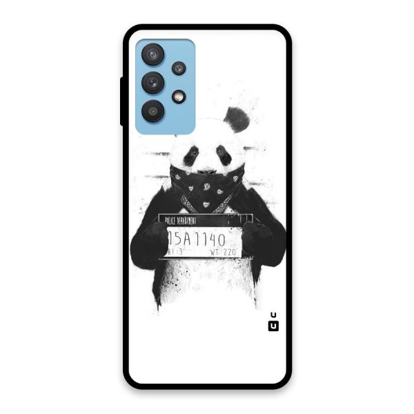 Guilty Panda Glass Back Case for Galaxy M32 5G