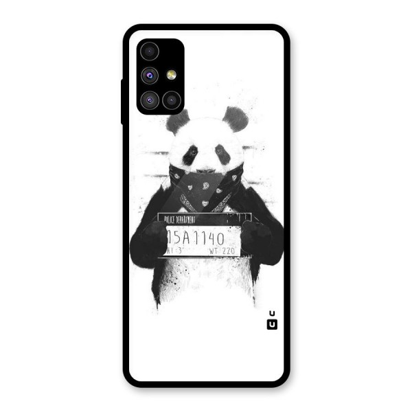 Guilty Panda Glass Back Case for Galaxy M51